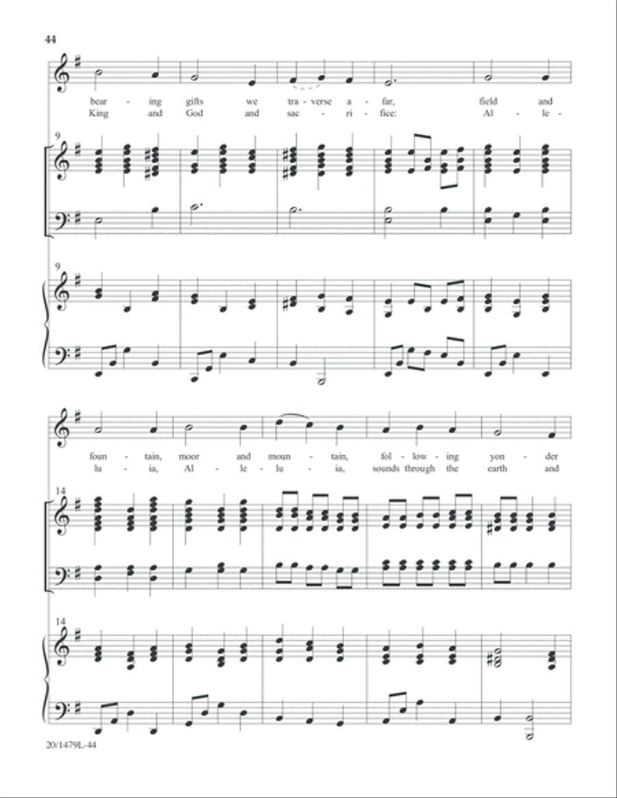 Christmas Carol Celebrations - Keyboard/Handbell Score 5-Octaves scores gallery preview page 45
