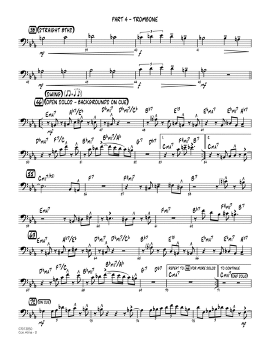 Con Alma (arr. Michael Mossman) - Part 4 - Trombone