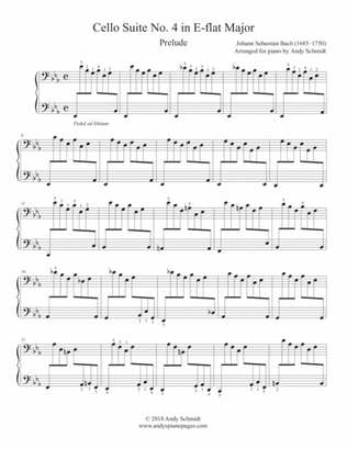 Bach Cello Suite No. 4 in E-flat Major