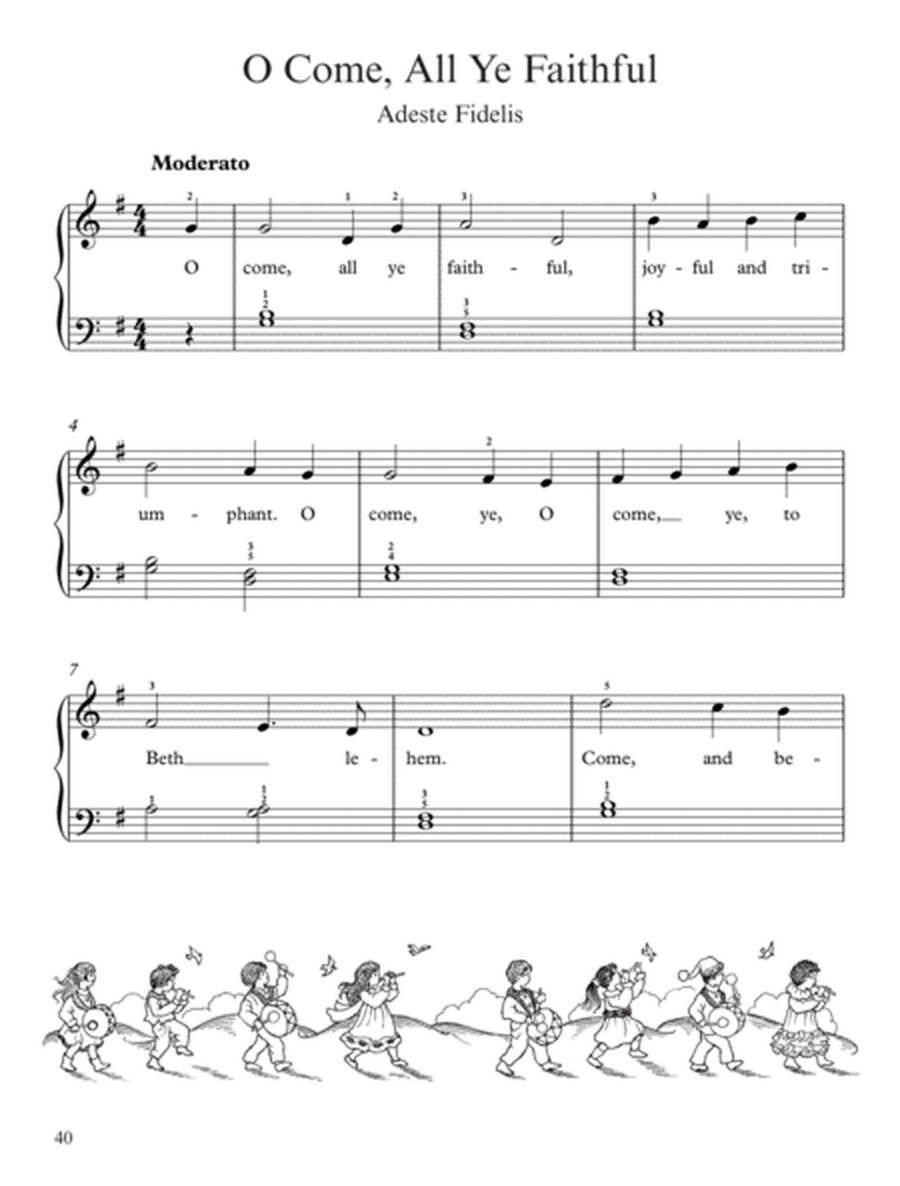 A Treasury of Christmas Songs for Solo Piano
