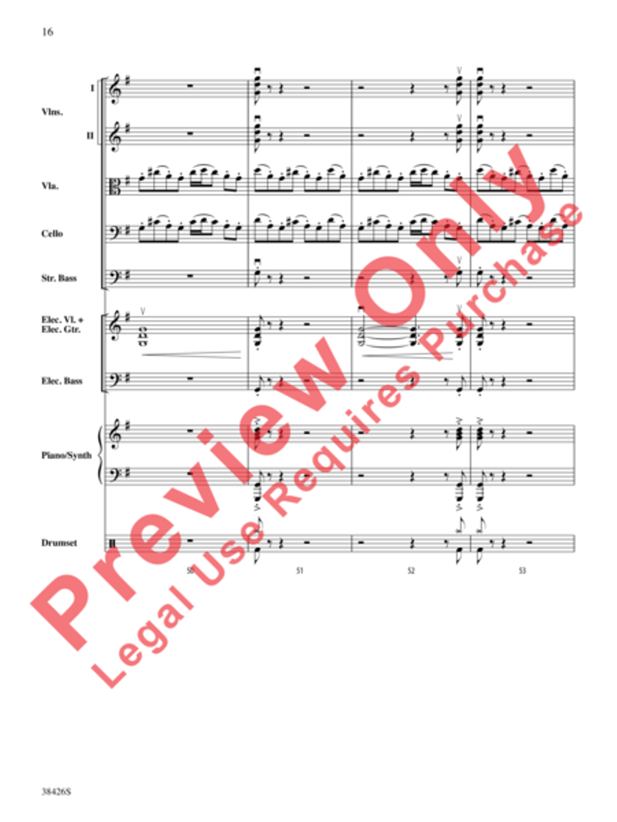 A Mad Russian's Christmas String Orchestra scores gallery preview page 17