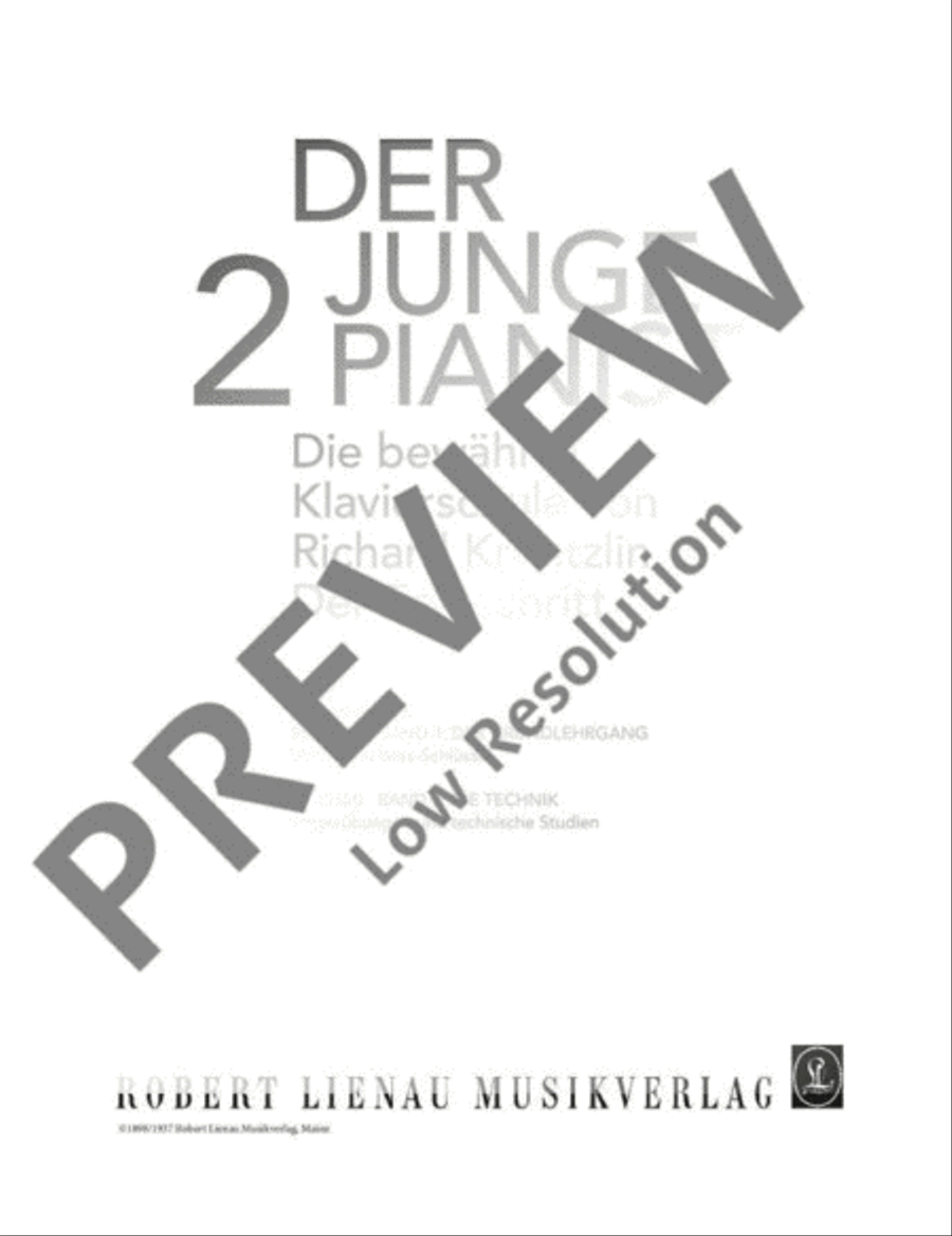 Der junge Pianist Piano Solo scores gallery preview page 2