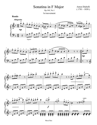 Diabelli Rondo from Sonatina in F Major Op.168 No.1