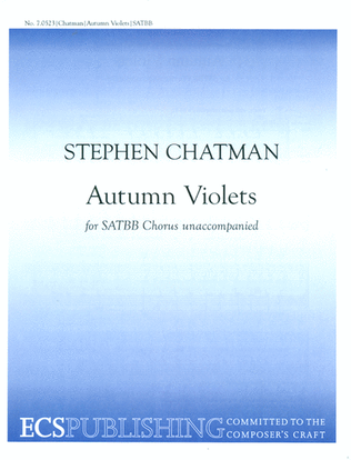 Book cover for Autumn Violets