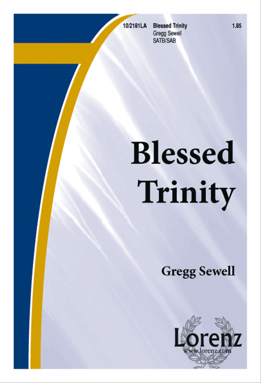 Blessed Trinity Blessed Trinity 4-Part scores gallery preview page 1