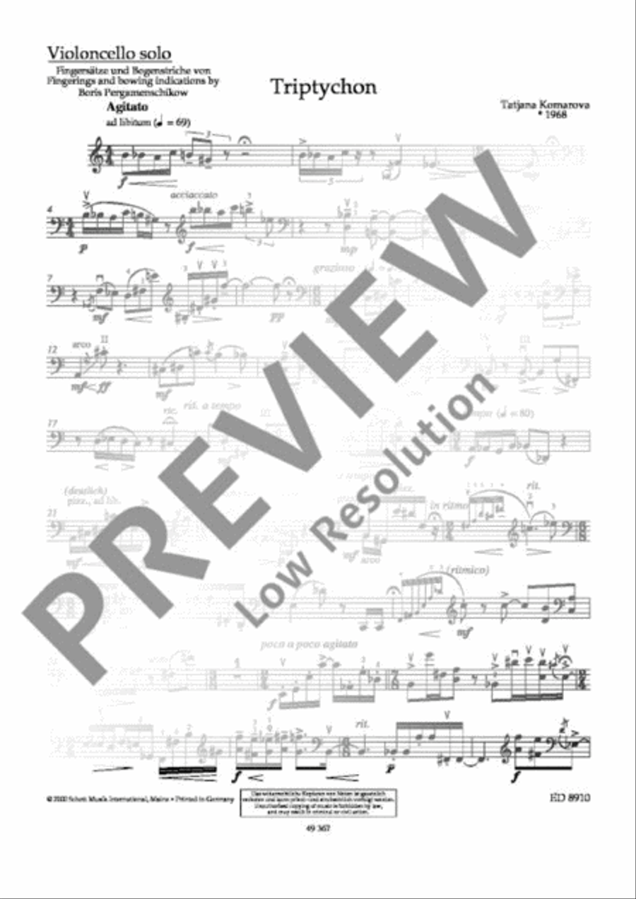 Triptychon Triptychon Piano Accompaniment scores gallery preview page 18