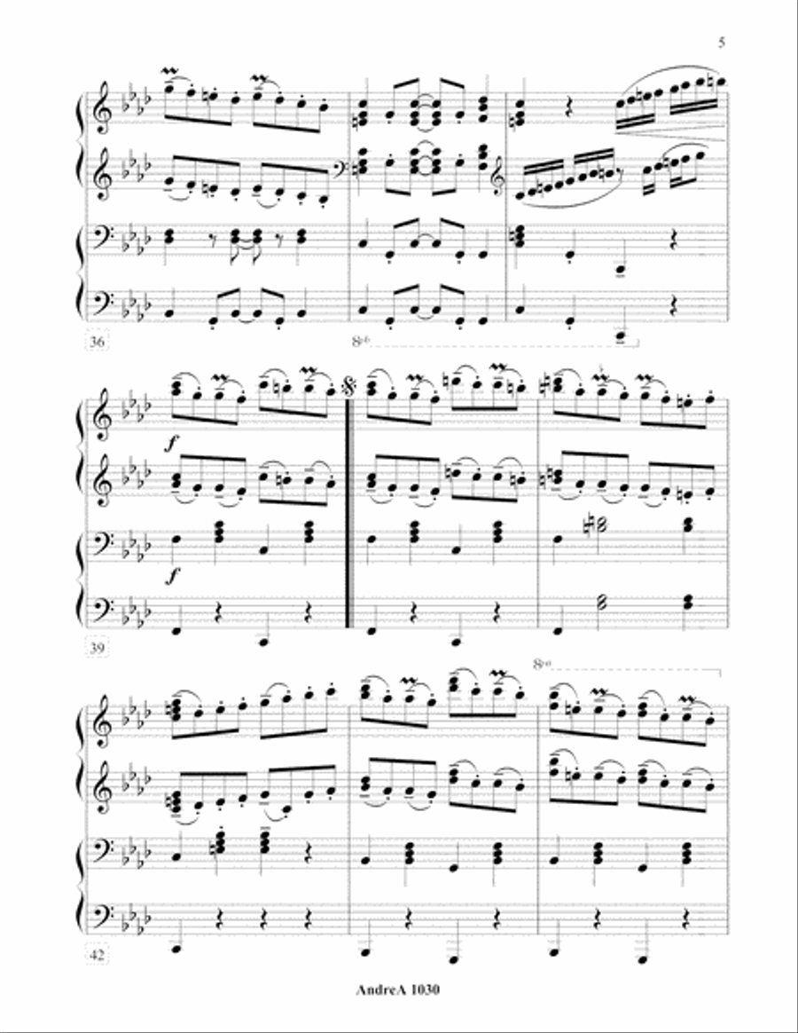 Shmateh-Rag Duet Piano scores gallery preview page 5