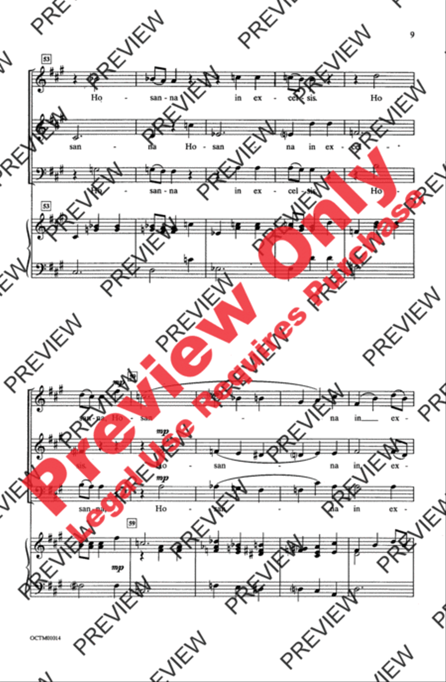 Sanctus 2-Part scores gallery preview page 9
