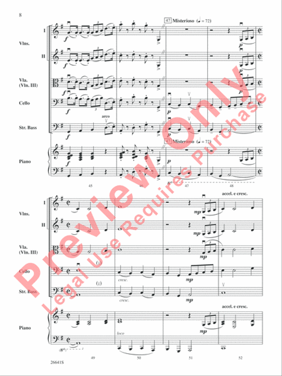 The Wizard of Oz String Orchestra scores gallery preview page 9