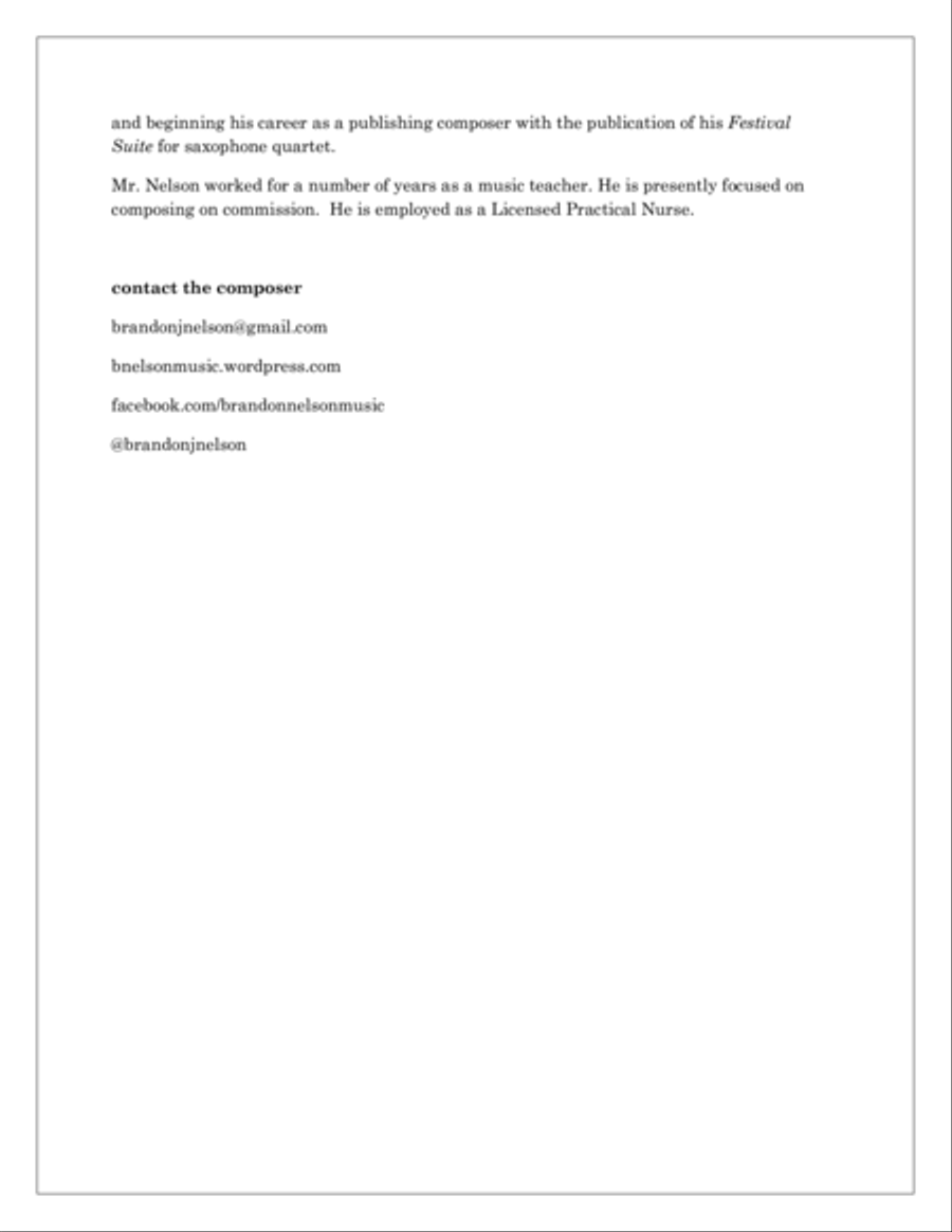 The Emotional Lives of Colors (for trumpet, piano, and percussion) Chamber Music scores gallery preview page 3