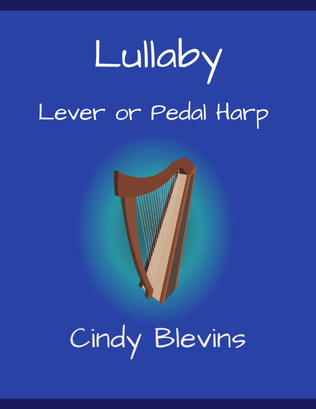 Book cover for Lullaby, original solo for Lever or Pedal Harp
