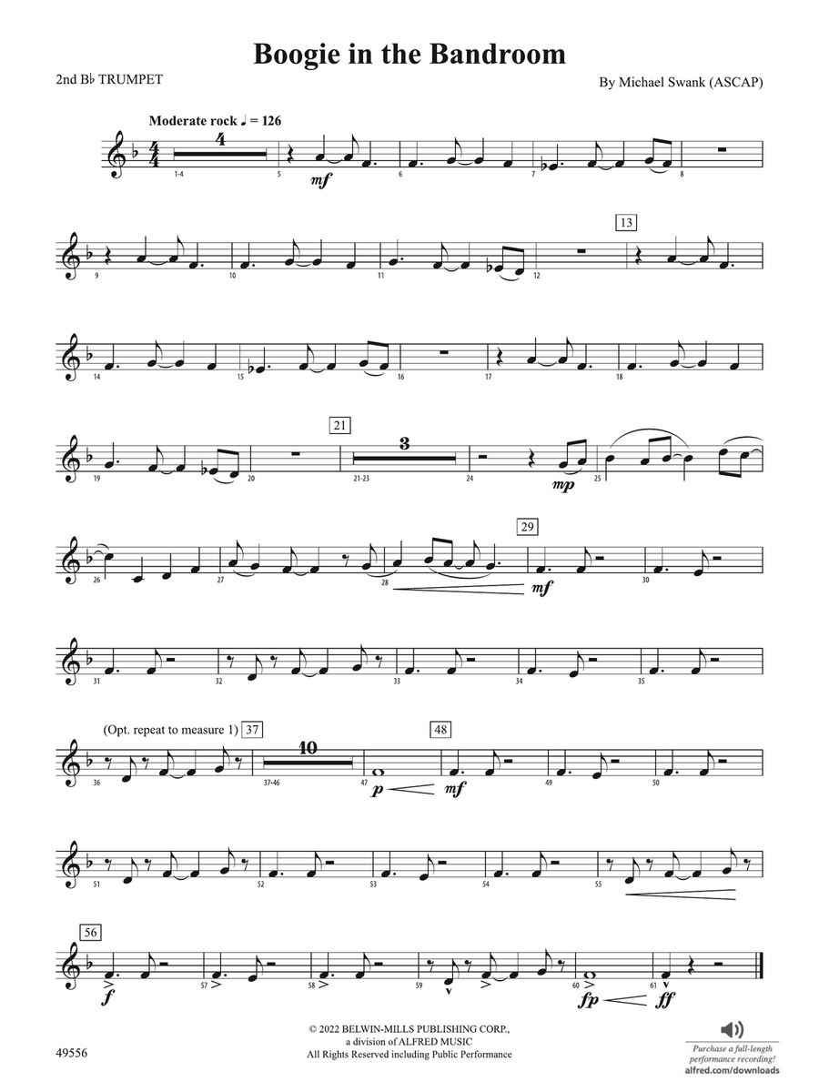Boogie in the Bandroom: 2nd B-flat Trumpet