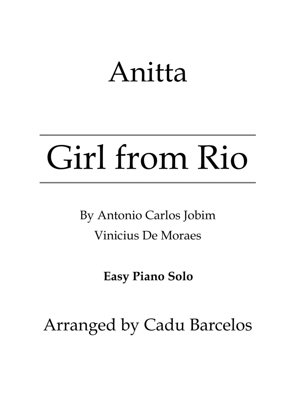 Girl From Rio Girl From Rio Easy Piano scores gallery preview page 1