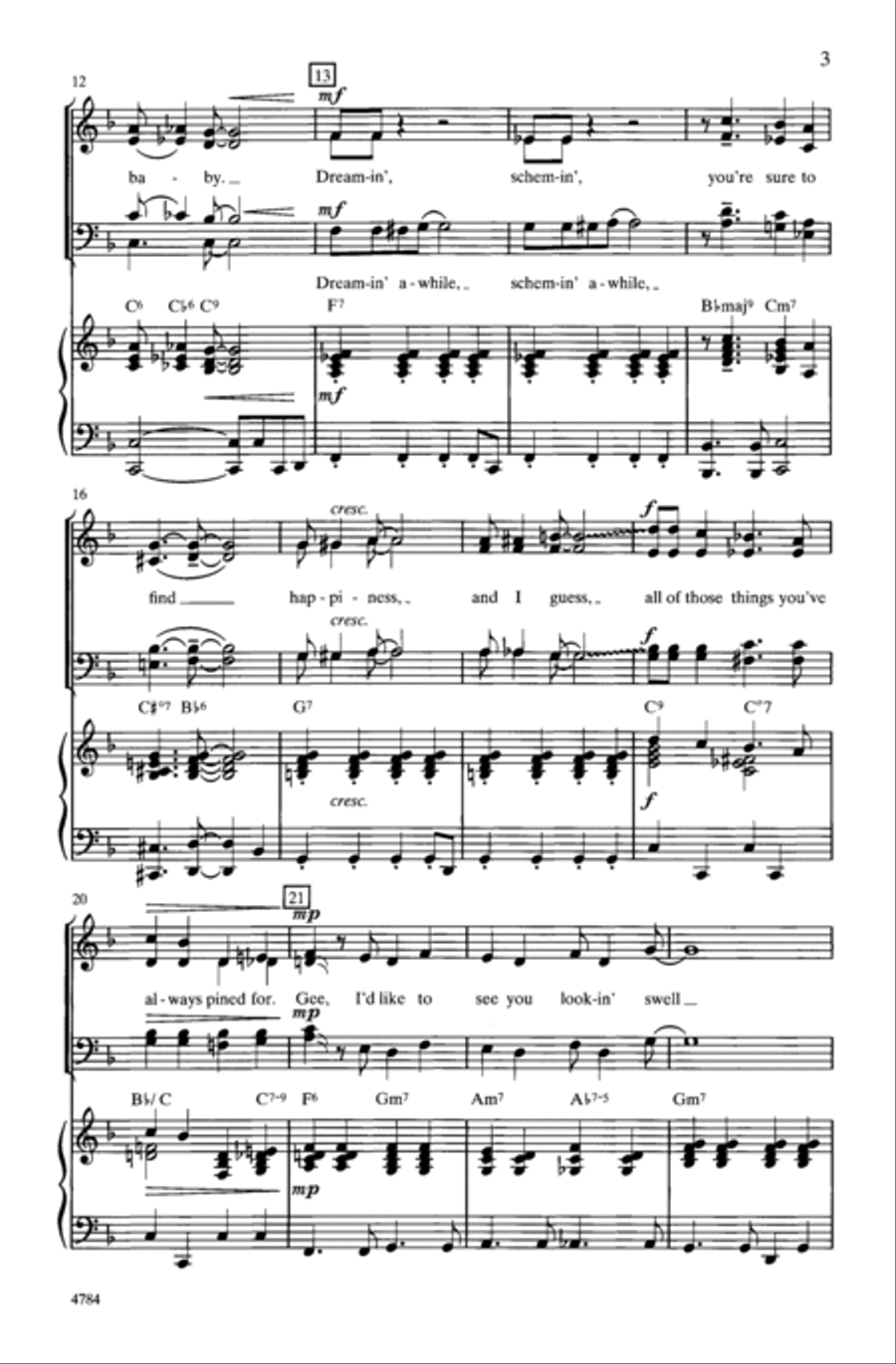 I Can't Give You Anything but Love Choir scores gallery preview page 2