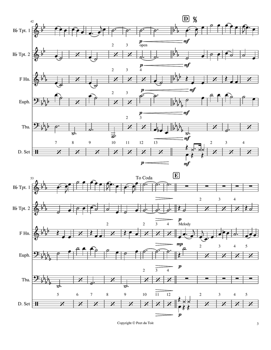 Mull Of Kintyre Small Ensemble scores gallery preview page 3