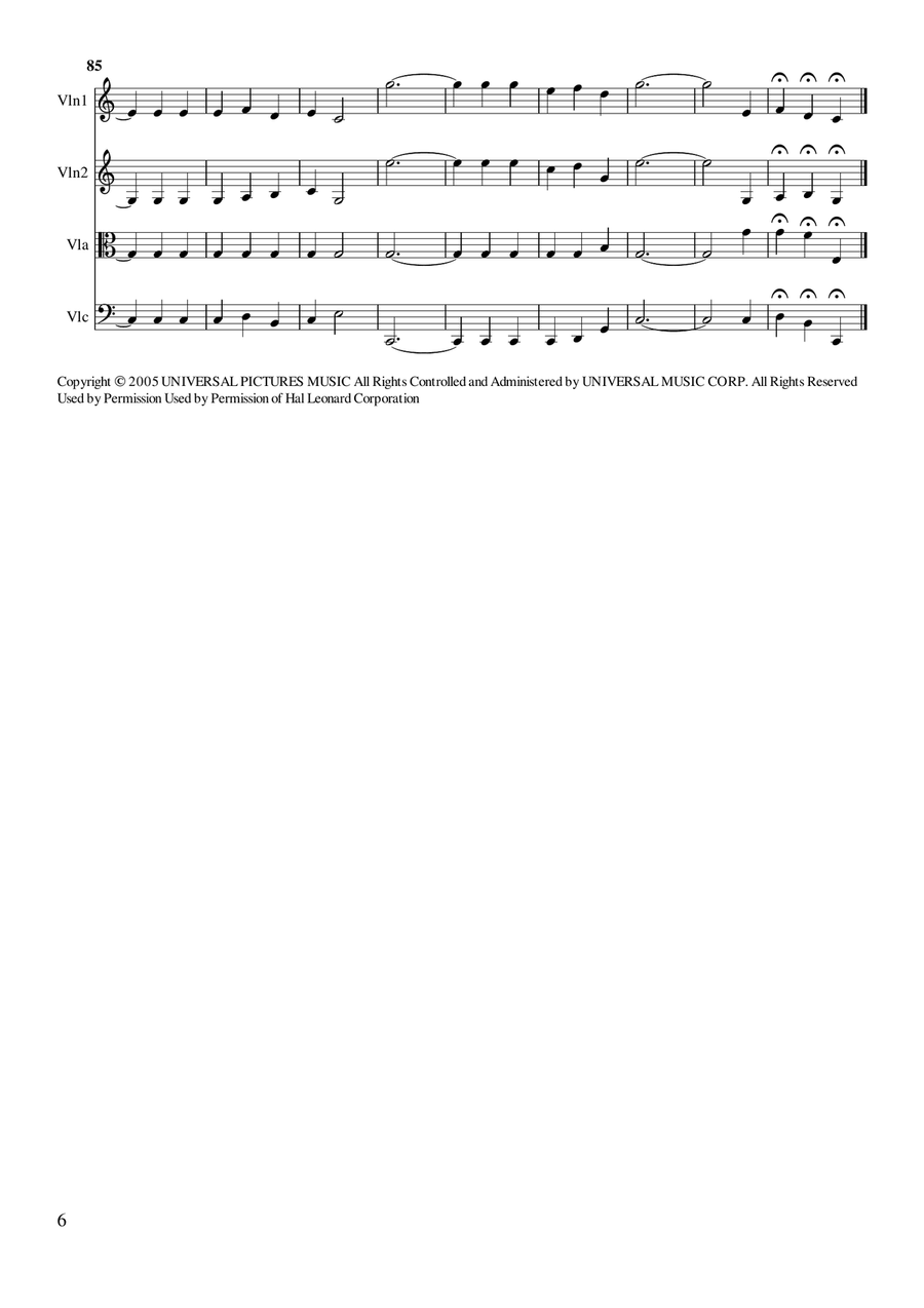 Dawn String Quartet scores gallery preview page 6
