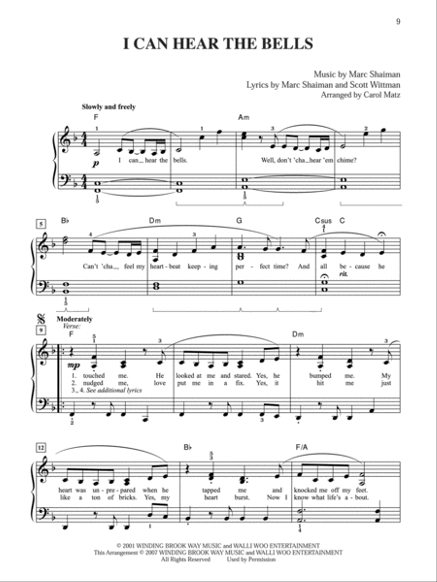 Hairspray -- Soundtrack to the Motion Picture Easy Piano scores gallery preview page 3