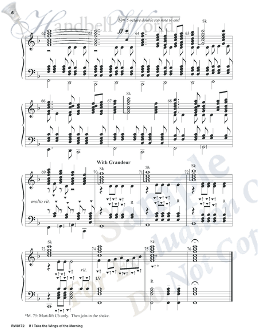 If I Take the Wings of the Morning 5-Octaves scores gallery preview page 5