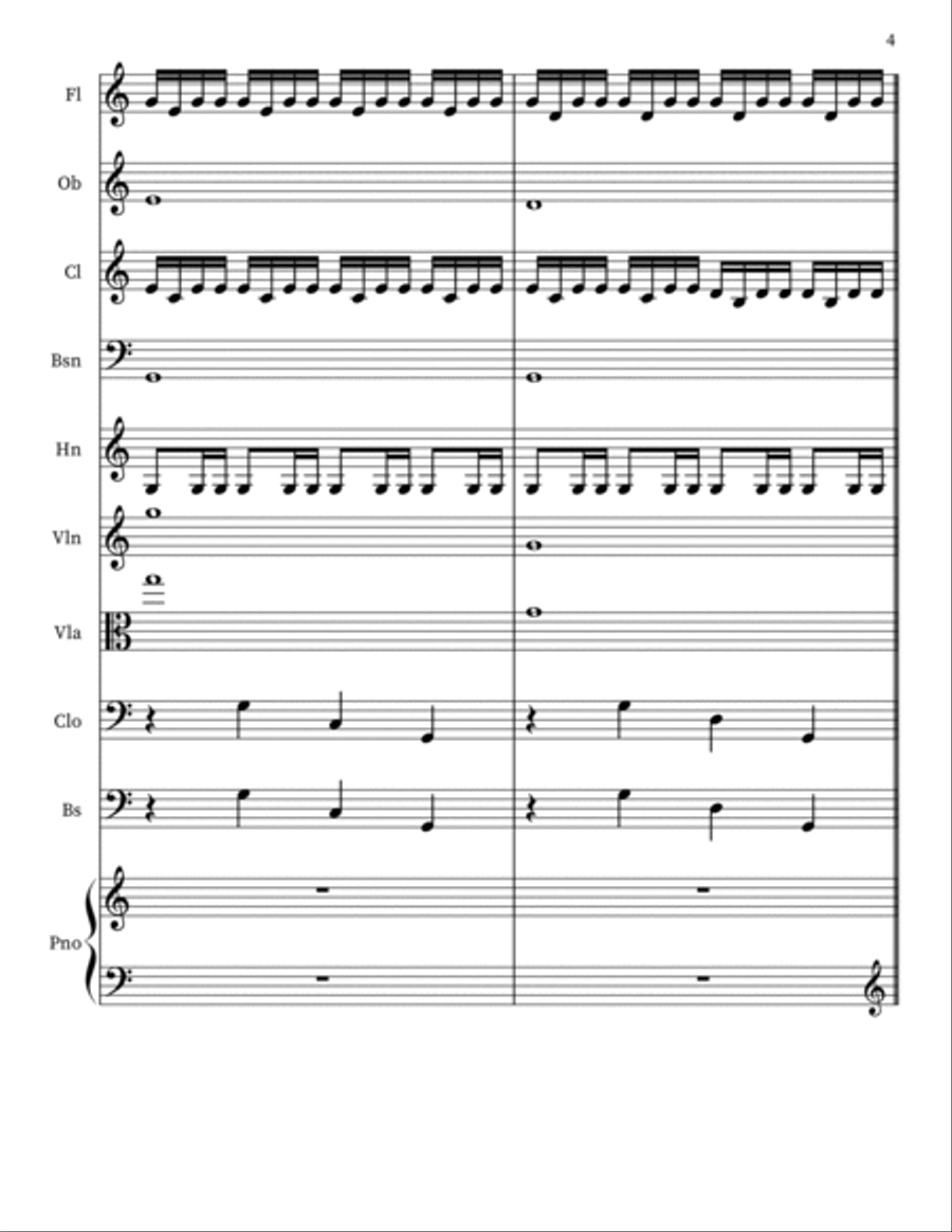 Mystical Orchestra Sketch Orchestra scores gallery preview page 4