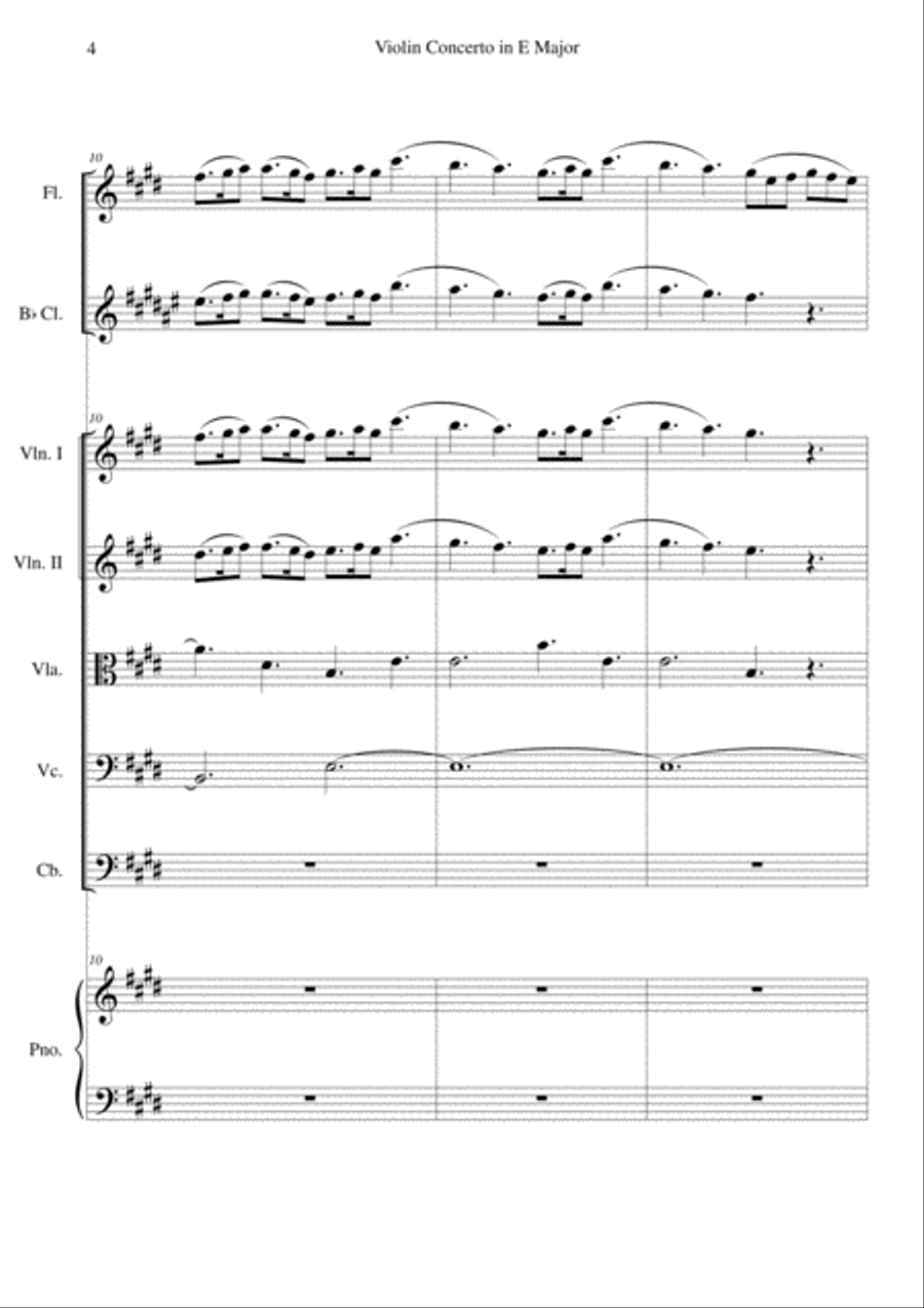The Four Seasons - Spring 3rd Movement Orchestra scores gallery preview page 4