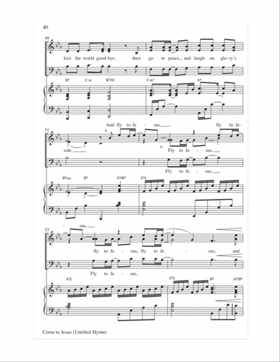 Easy Anthems, Vol. 3 3-Part scores gallery preview page 43