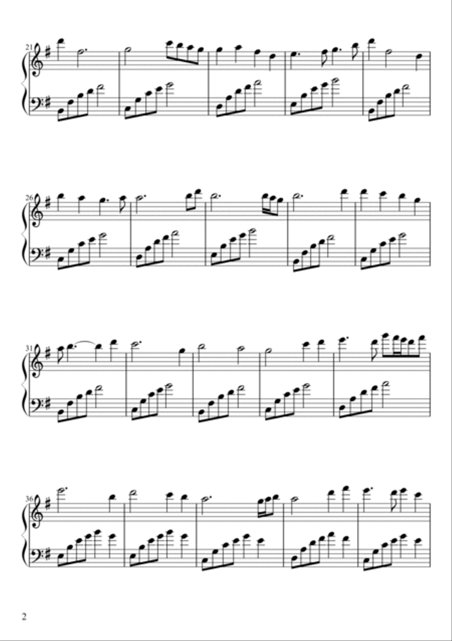 Secret of the Elves Secret of the Elves Piano Solo scores gallery preview page 2