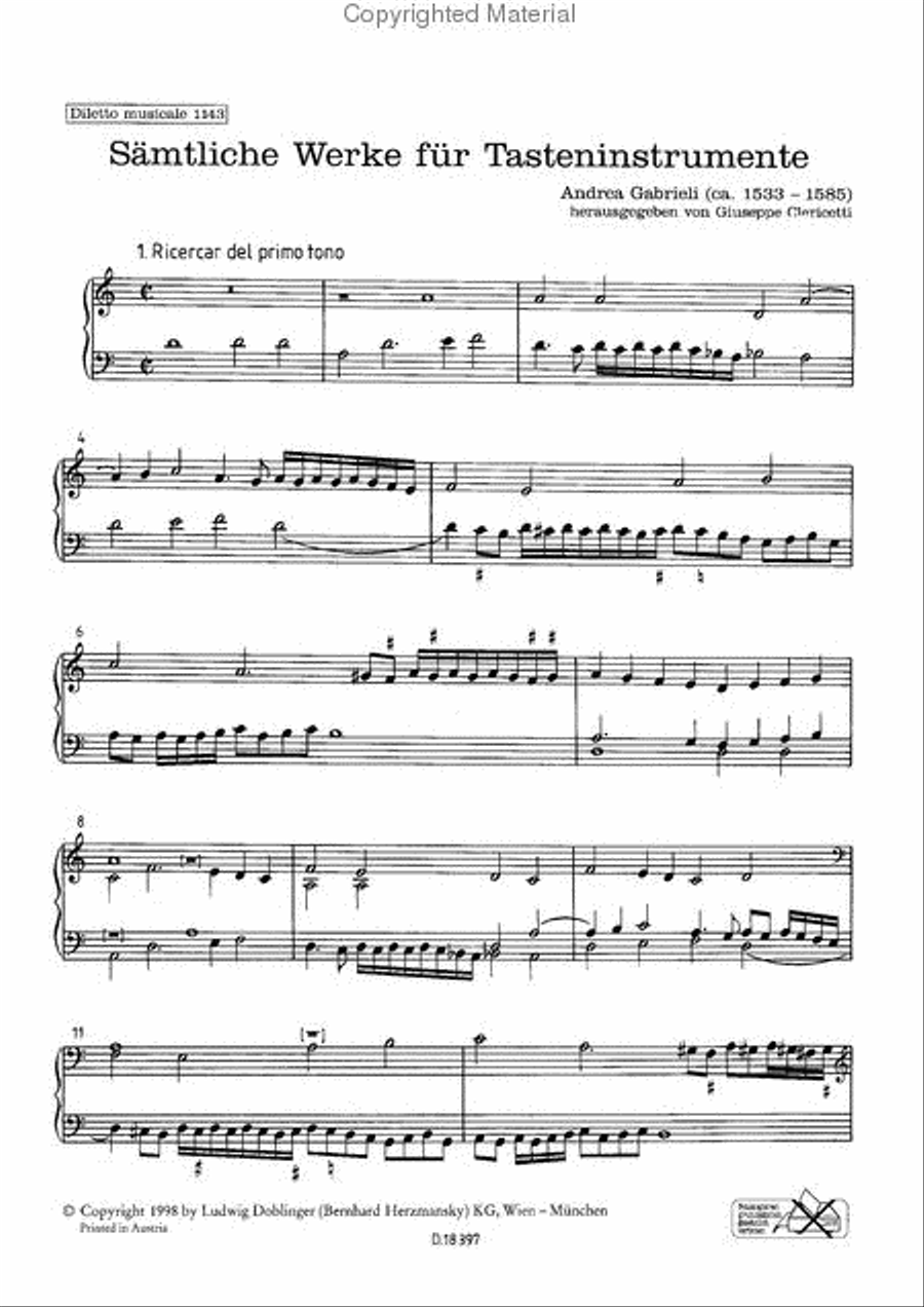 Samtliche Werke fur Tasteninstrumente Band 3 Organ scores gallery preview page 3