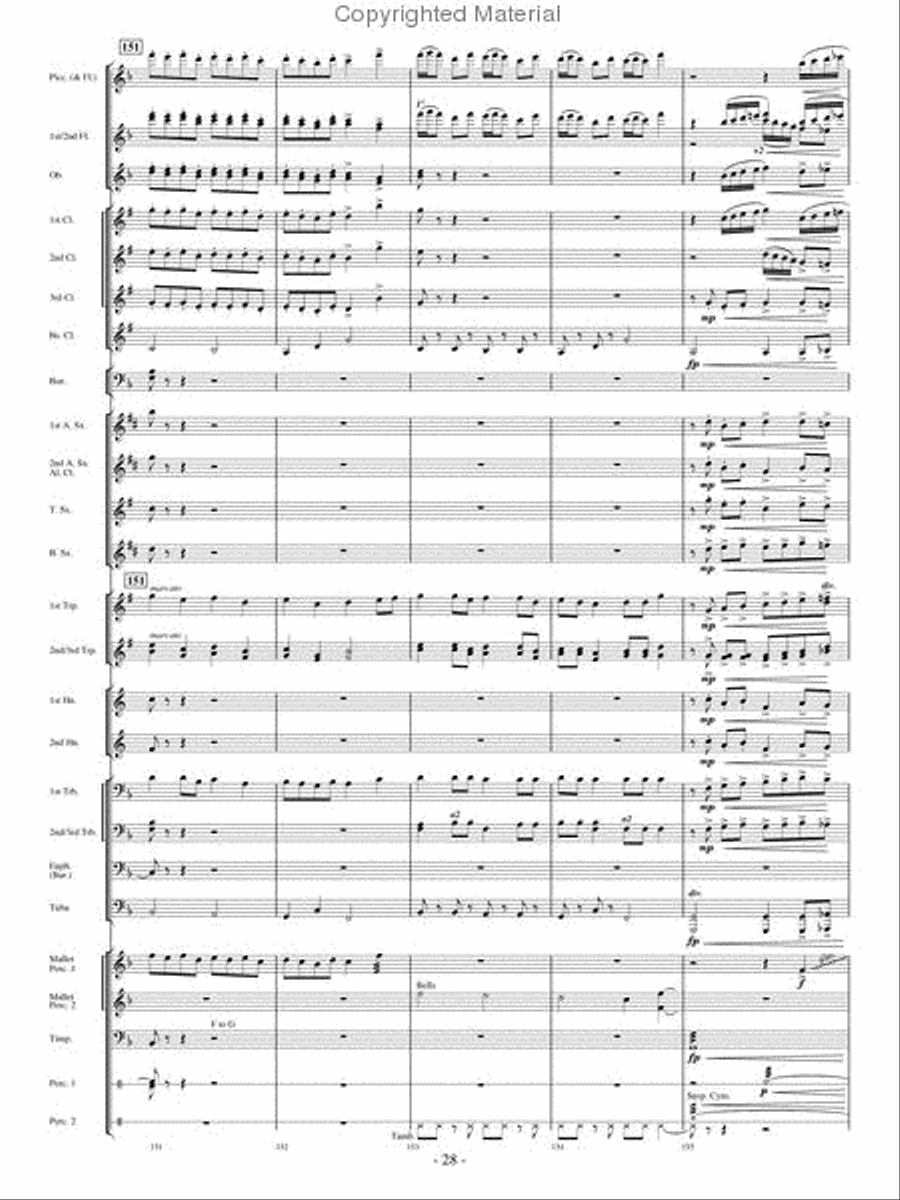 High Country Celebration High Country Celebration Concert Band scores gallery preview page 27