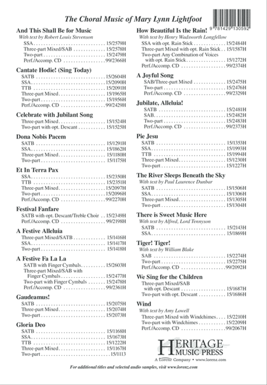 A Festive Alleluia TB scores gallery preview page 12