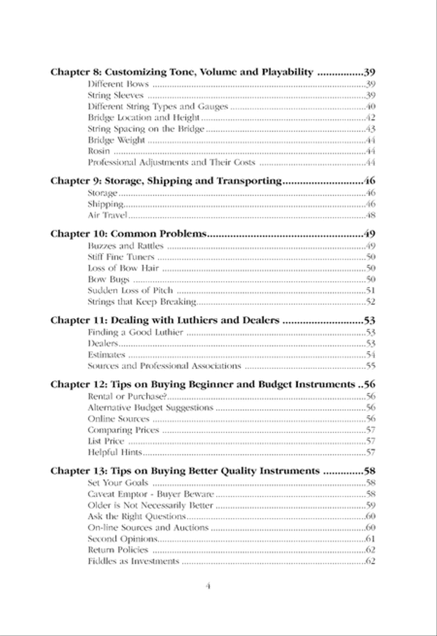 FAQ: Fiddle Care and Setup Violin scores gallery preview page 5