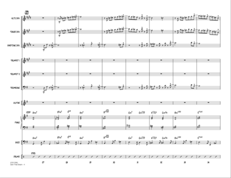 Darn That Dream - Full Score Jazz Ensemble scores gallery preview page 4