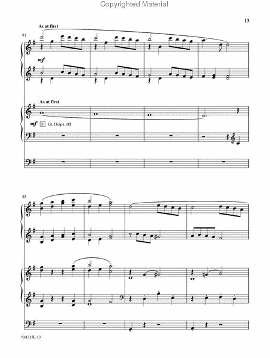 A Christmas Tapestry A Christmas Tapestry Organ scores gallery preview page 12
