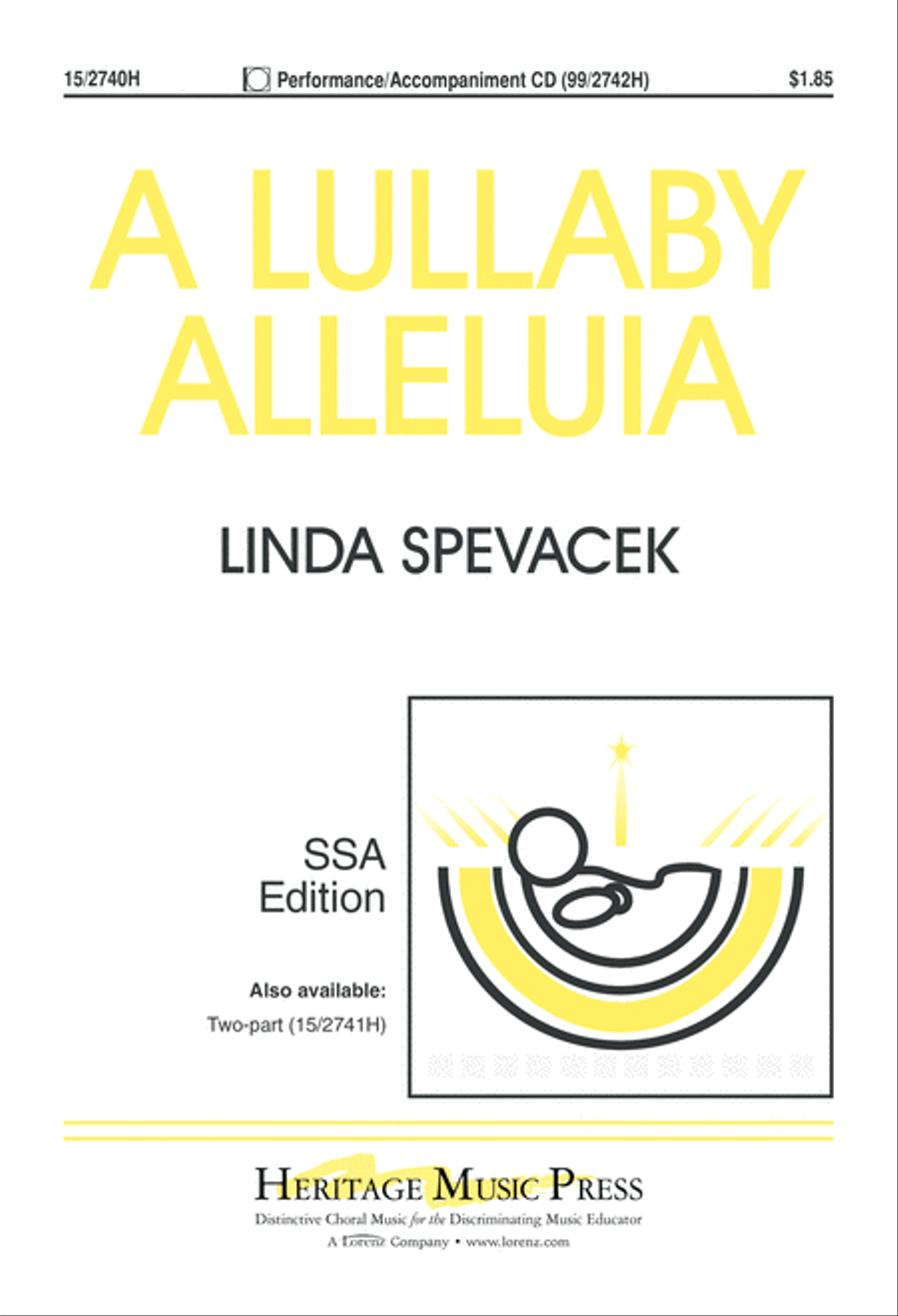A Lullaby Alleluia A Lullaby Alleluia SSA scores gallery preview page 1
