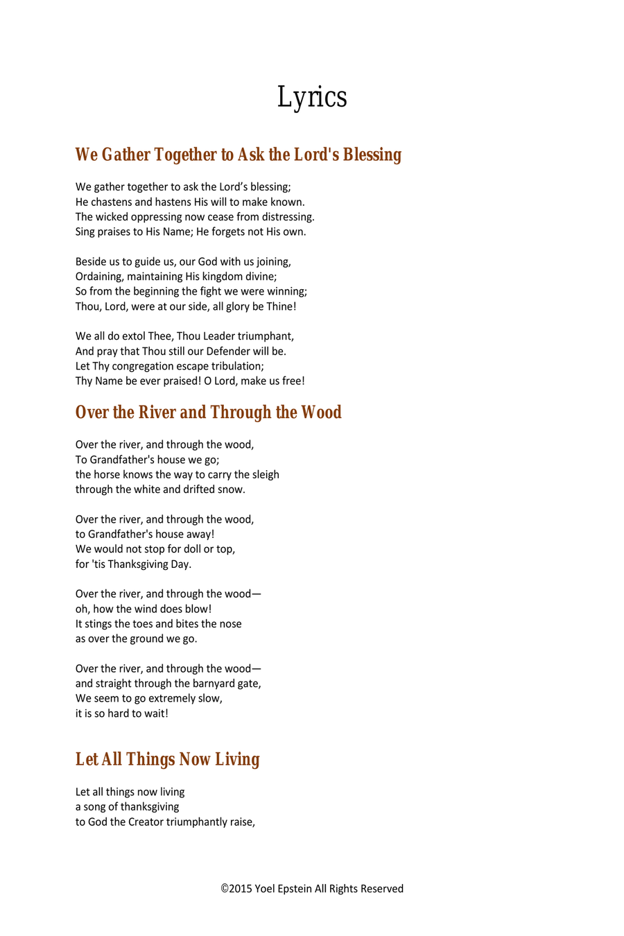 Thanksgiving Medley for String Quartet or String Orchestra String Quartet scores gallery preview page 3