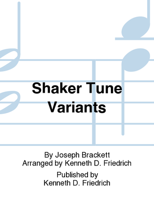 Book cover for Shaker Tune Variants