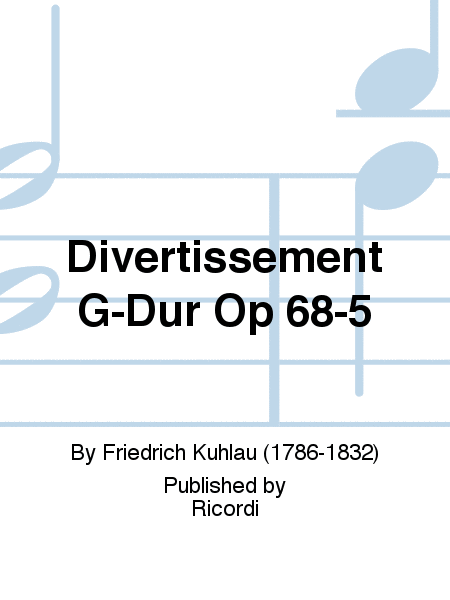 Divertissement G-Dur Op 68-5