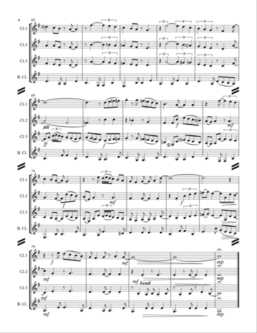 Quiet Nights Of Quiet Stars (Corcovado) Woodwind Ensemble scores gallery preview page 5