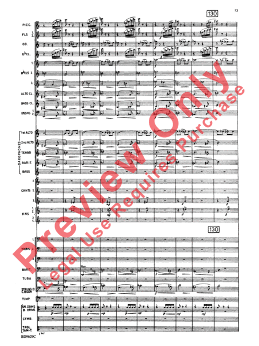 Fantasia for Band Fantasia for Band Concert Band scores gallery preview page 16