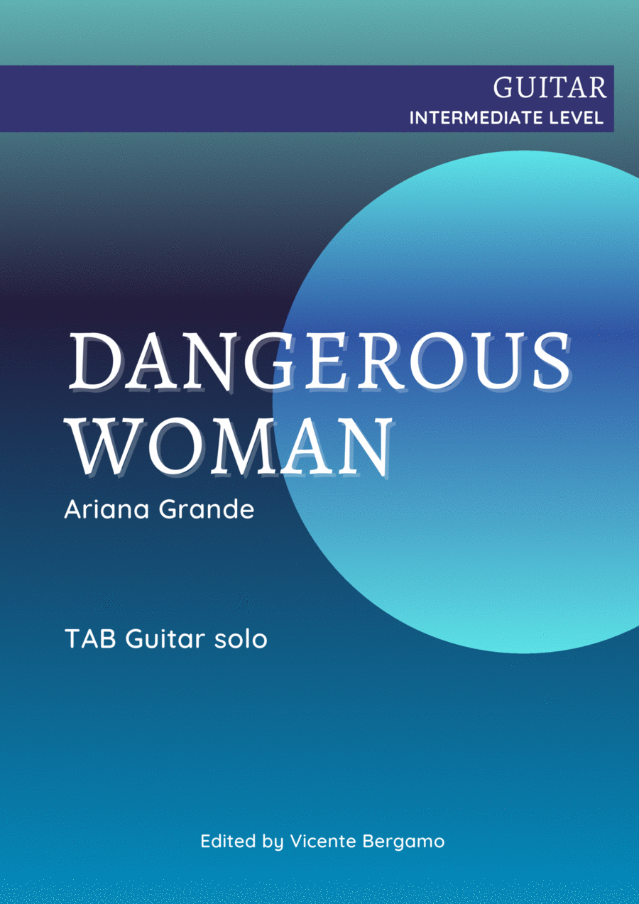 Dangerous Woman Electric Guitar scores gallery preview page 1