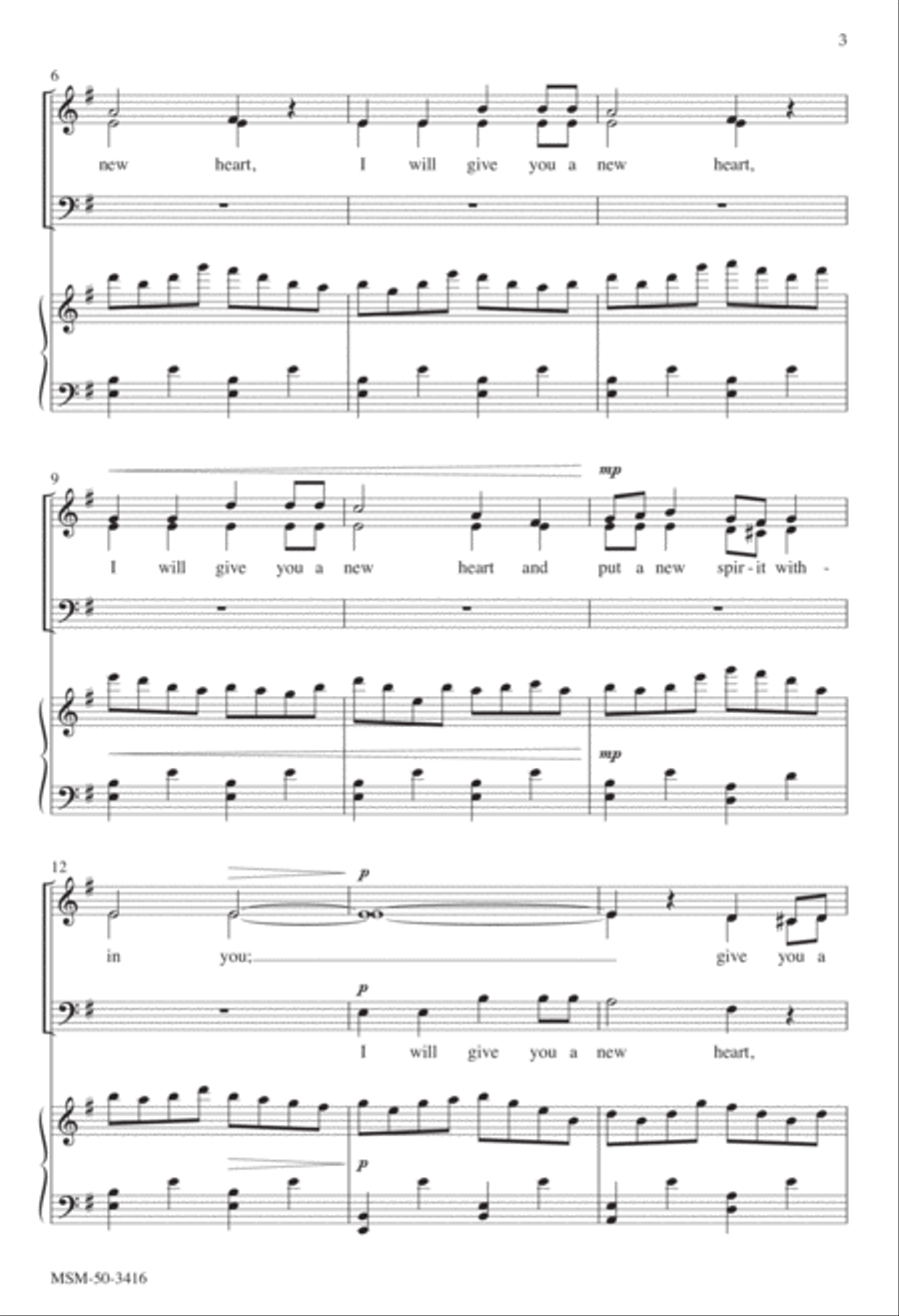 A New Heart 3-Part scores gallery preview page 3