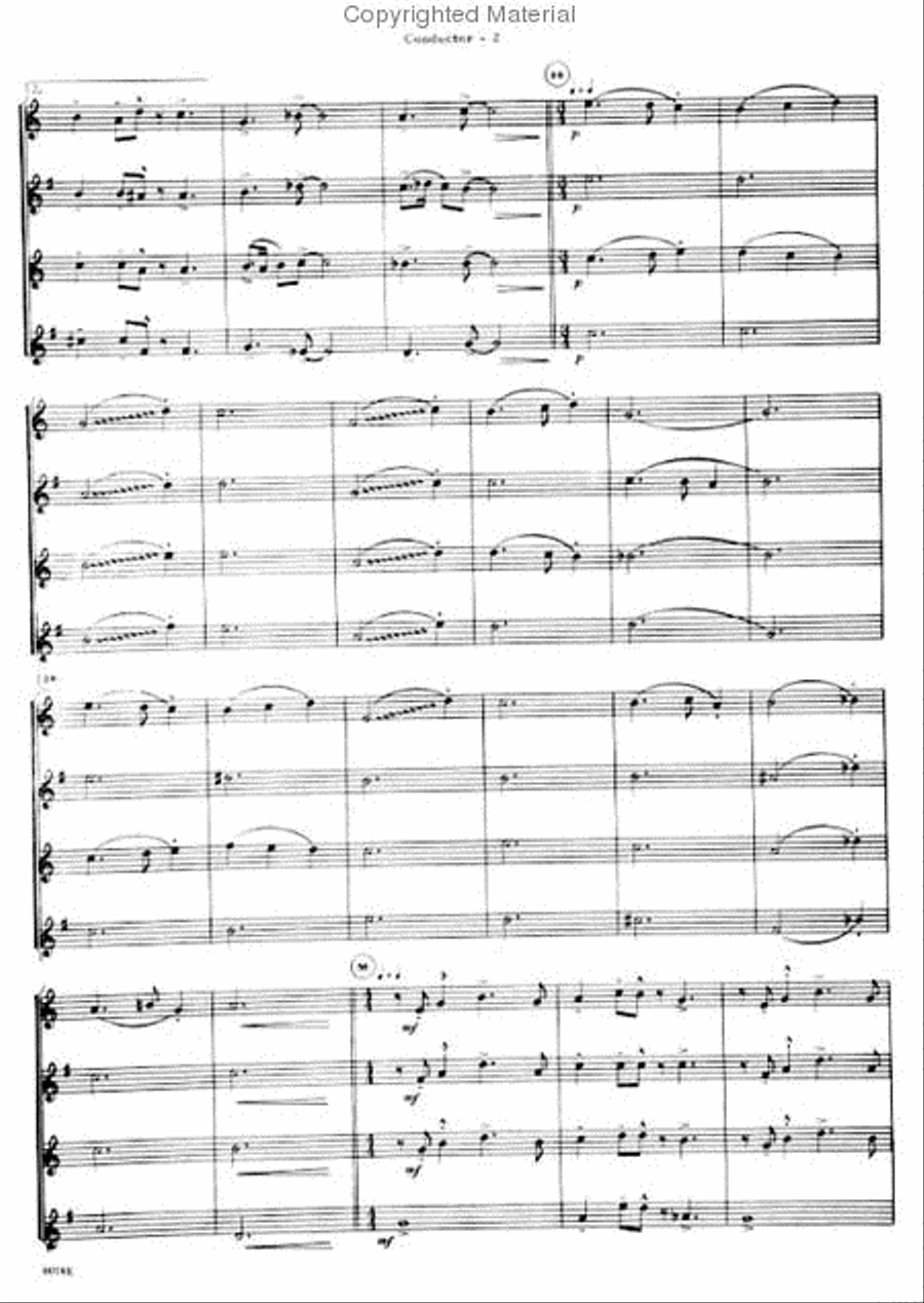 Swing Shift Swing Shift Saxophone Quartet scores gallery preview page 3