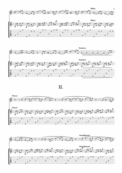 Danses de travers arranged for Flute and Guitar image number null