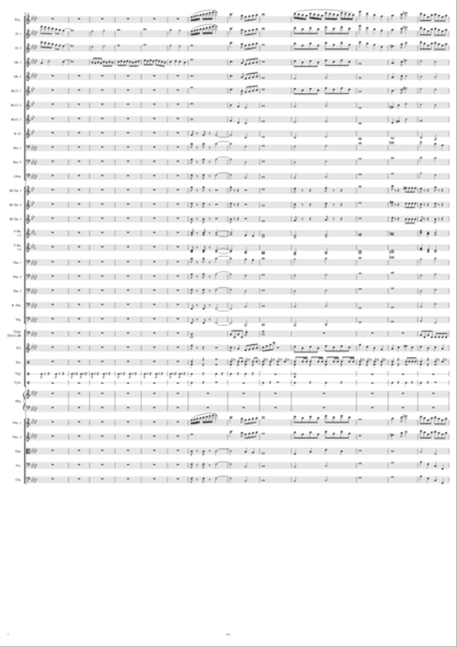 Escape from the Underworld (Extended Version) Full Orchestra scores gallery preview page 4