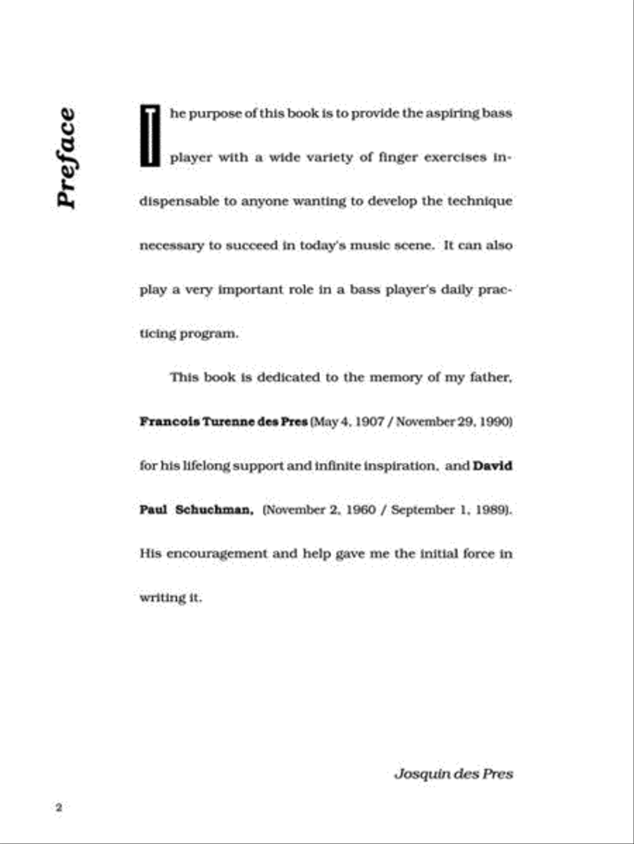 Bass Fitness – An Exercising Handbook: Updated Edition! Bass Guitar Tablature scores gallery preview page 3