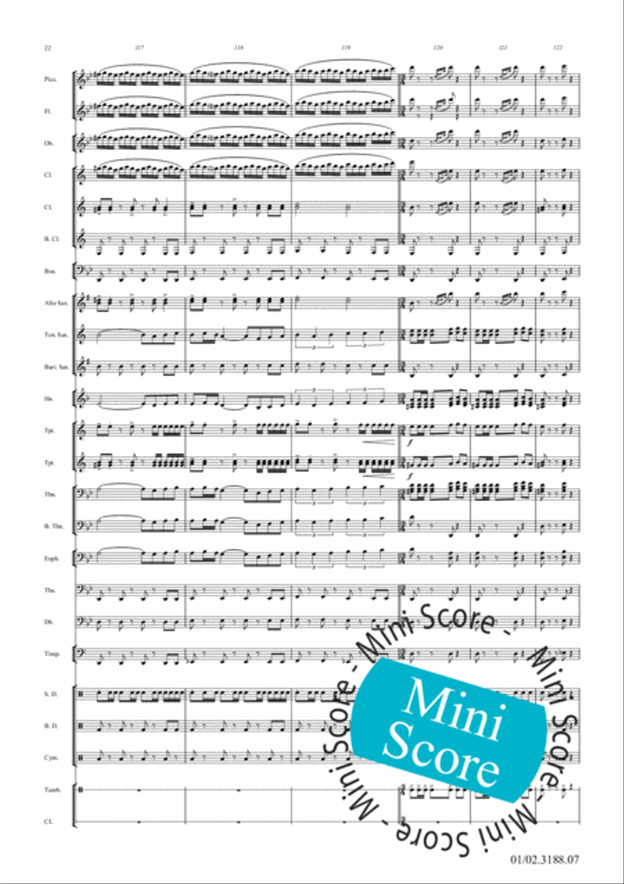 Augusto Alves Concert Band scores gallery preview page 26