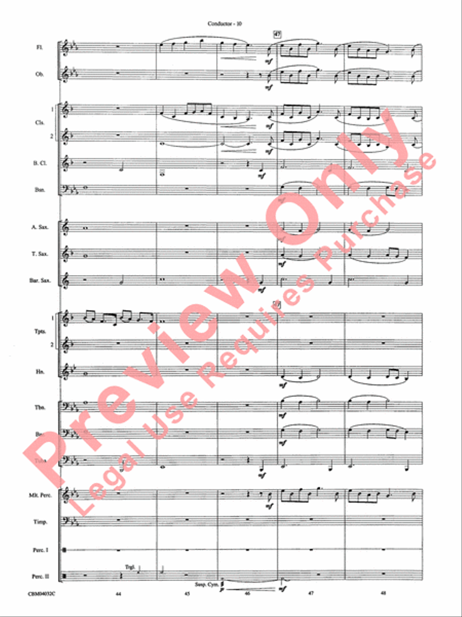 The Polar Express, Selections from Concert Band scores gallery preview page 12