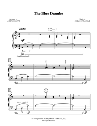 Book cover for The Blue Danube (Level 2 Piano)