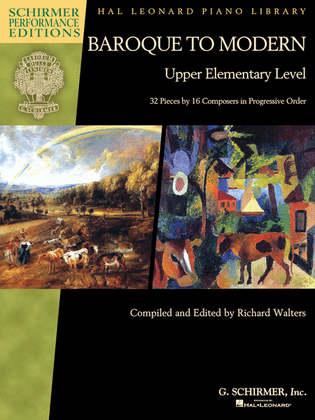 Book cover for Baroque to Modern: Upper Elementary Level