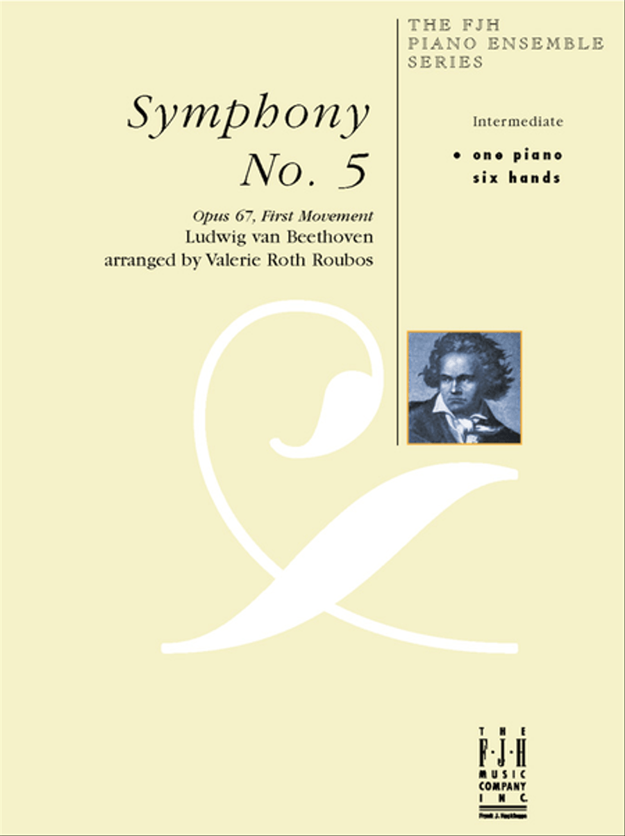 Symphony No. 5, Opus 67, First Movement (NFMC) Piano scores gallery preview page 1