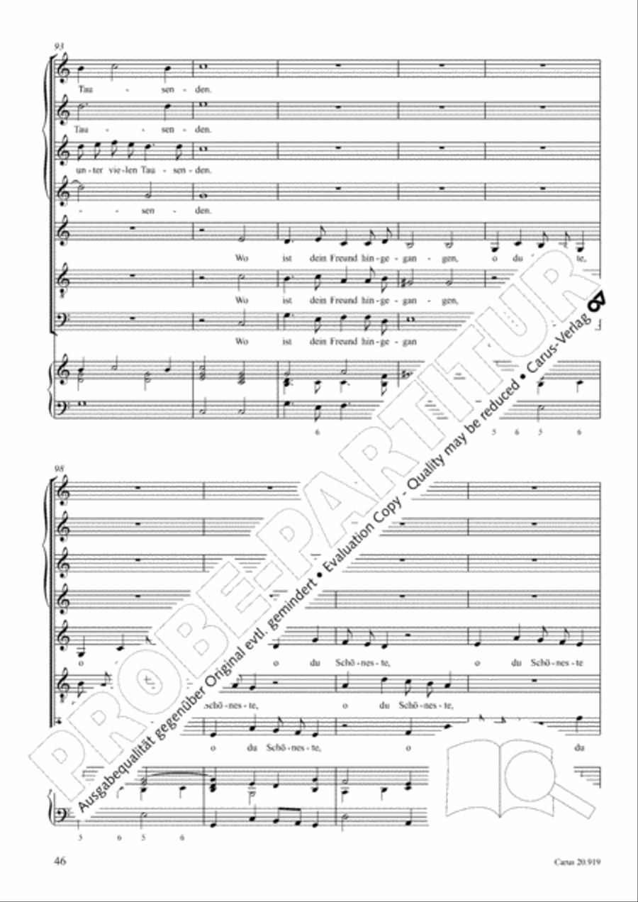 Opera varia I. Works with 1-7 parts (Complete edition, vol. 19) [Werke mit 1-7 obligaten Stimmen] Score scores gallery preview page 103